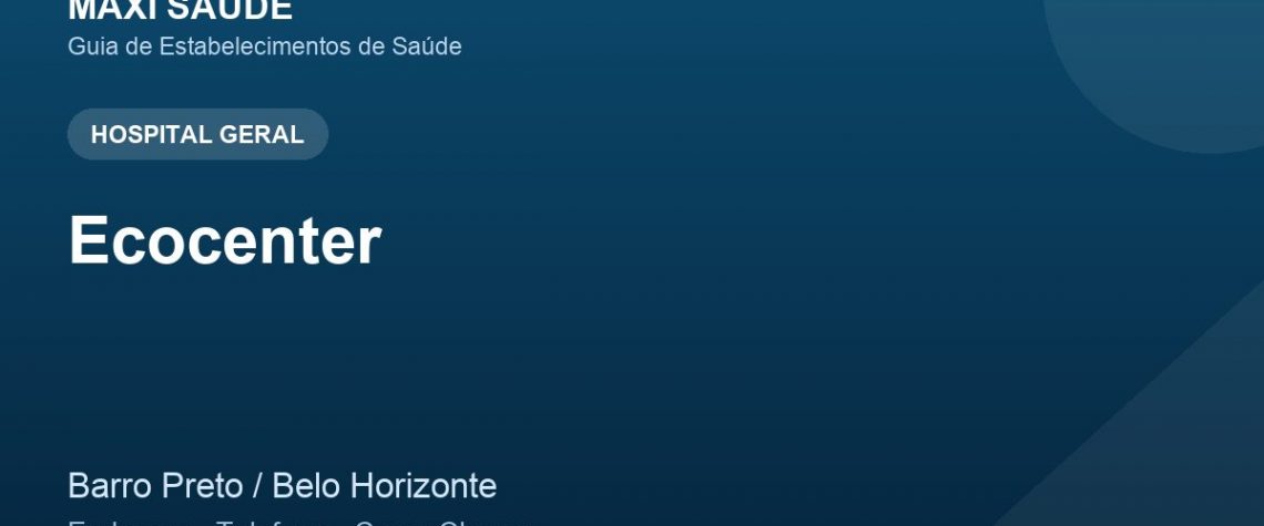 Ecocenter – Endereço, Telefone e Como Chegar adres ve telefon