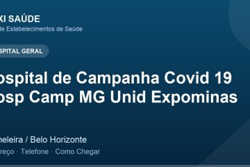 Hospital de Campanha Covid 19 Hosp Camp MG Unid Expominas – Endereço, Telefone e Como Chegar adres ve telefon