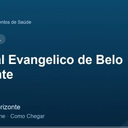 Hospital Evangelico de Belo Horizonte – Endereço, Telefone e Como Chegar adres ve telefon