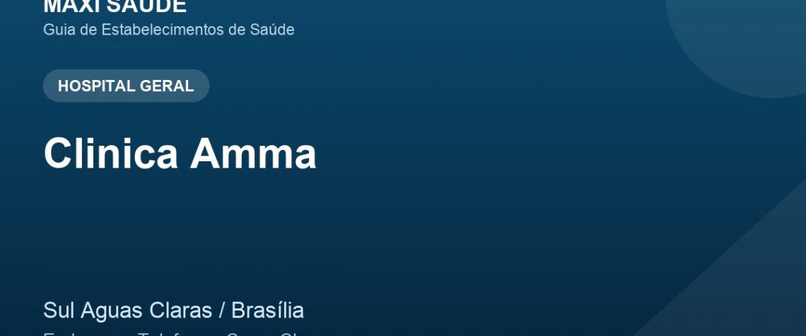Clinica Amma – Endereço, Telefone e Como Chegar adres ve telefon