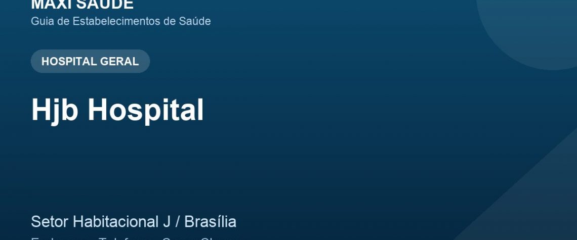 Hjb Hospital – Endereço, Telefone e Como Chegar adres ve telefon
