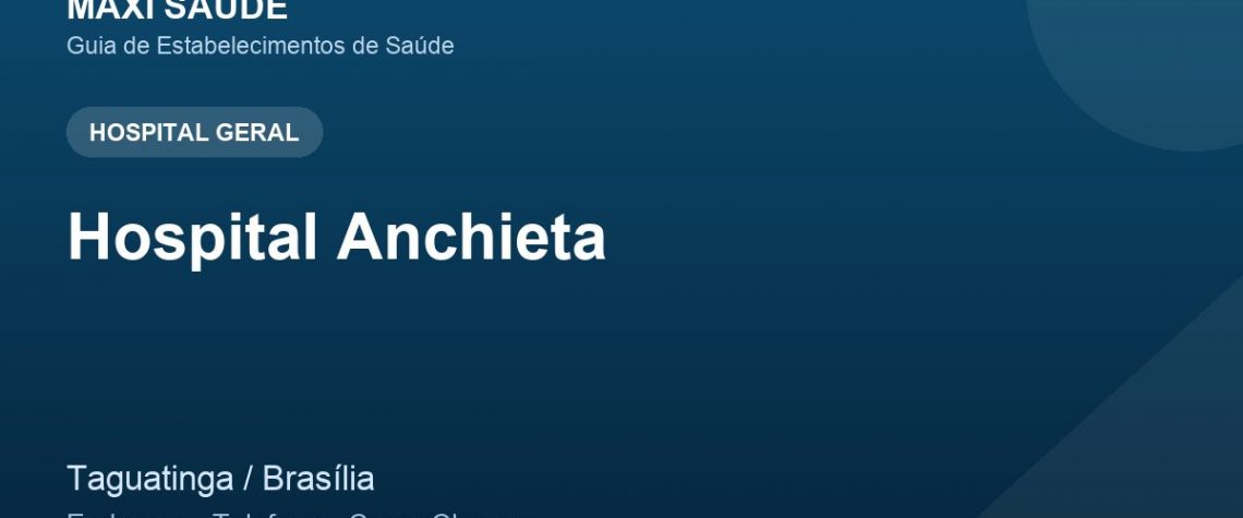 Hospital Anchieta – Endereço, Telefone e Como Chegar adres ve telefon