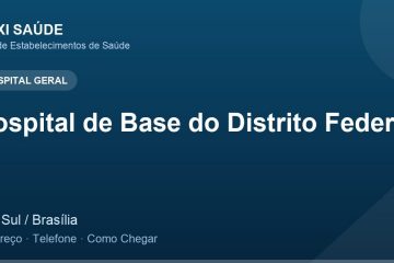 Hospital de Base do Distrito Federal – Endereço, Telefone e Como Chegar adres ve telefon