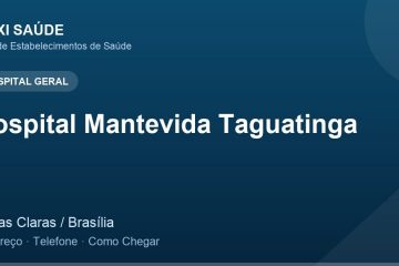 Hospital Mantevida Taguatinga – Endereço, Telefone e Como Chegar adres ve telefon