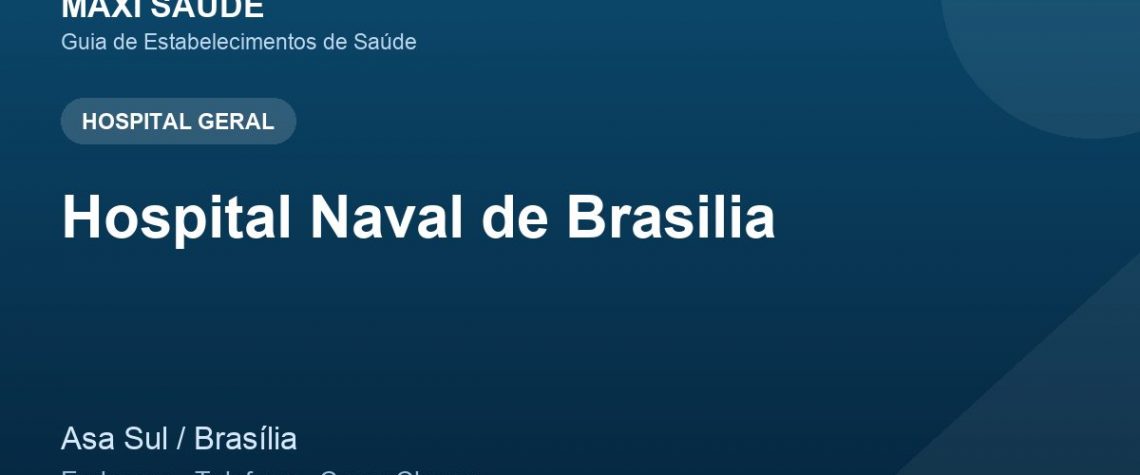 Hospital Naval de Brasilia – Endereço, Telefone e Como Chegar adres ve telefon