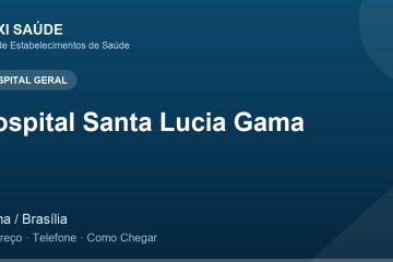 Hospital Santa Lucia Gama – Endereço, Telefone e Como Chegar adres ve telefon