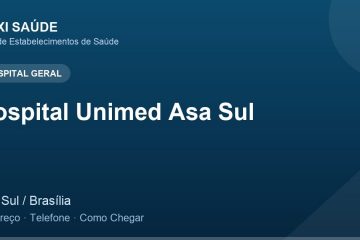 Hospital Unimed Asa Sul – Endereço, Telefone e Como Chegar adres ve telefon