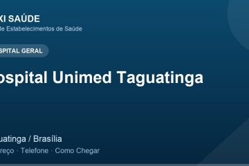 Hospital Unimed Taguatinga – Endereço, Telefone e Como Chegar adres ve telefon