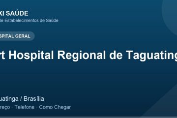 Hrt Hospital Regional de Taguatinga – Endereço, Telefone e Como Chegar adres ve telefon
