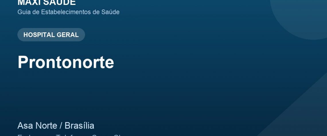 Prontonorte – Endereço, Telefone e Como Chegar adres ve telefon