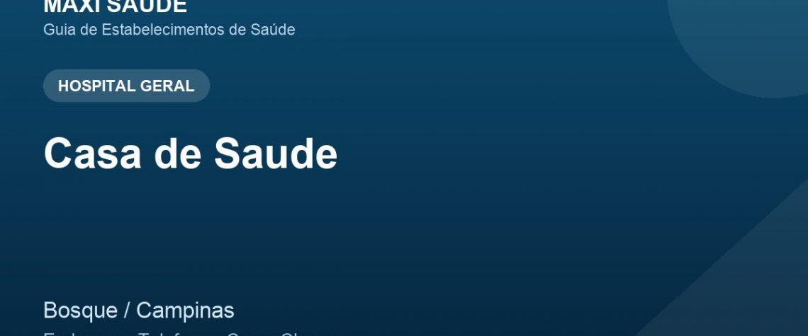 Casa de Saude – Endereço, Telefone e Como Chegar adres ve telefon