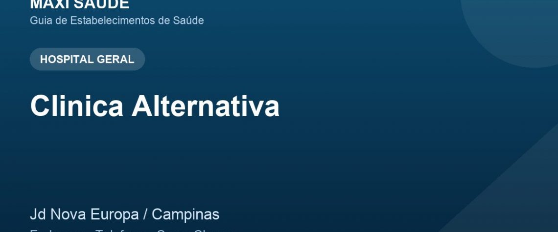 Clinica Alternativa – Endereço, Telefone e Como Chegar adres ve telefon