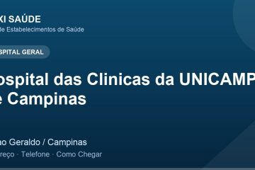 Hospital das Clinicas da UNICAMP de Campinas – Endereço, Telefone e Como Chegar adres ve telefon
