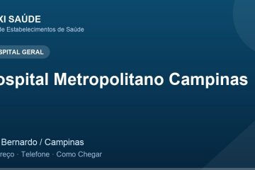 Hospital Metropolitano Campinas – Endereço, Telefone e Como Chegar adres ve telefon