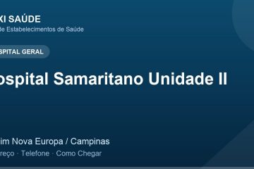 Hospital Samaritano Unidade II – Endereço, Telefone e Como Chegar adres ve telefon