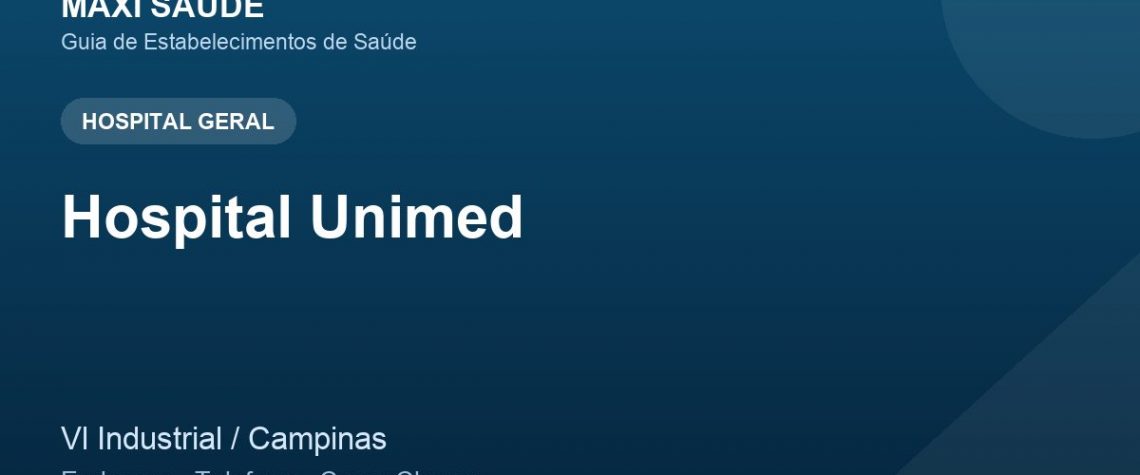 Hospital Unimed – Endereço, Telefone e Como Chegar adres ve telefon