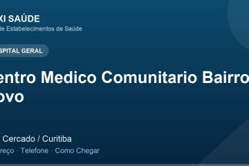 Centro Medico Comunitario Bairro Novo – Endereço, Telefone e Como Chegar adres ve telefon