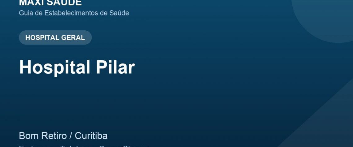 Hospital Pilar – Endereço, Telefone e Como Chegar adres ve telefon
