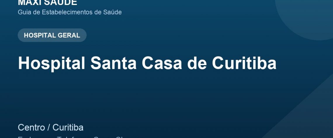 Hospital Santa Casa de Curitiba – Endereço, Telefone e Como Chegar adres ve telefon
