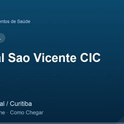 Hospital Sao Vicente CIC – Endereço, Telefone e Como Chegar adres ve telefon