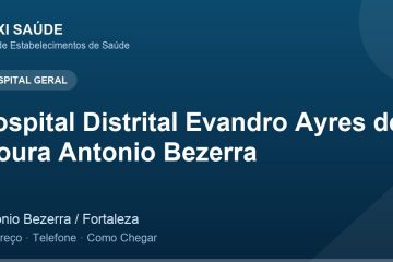 Hospital Distrital Evandro Ayres de Moura Antonio Bezerra – Endereço, Telefone e Como Chegar adres ve telefon
