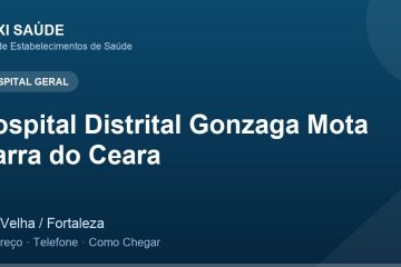 Hospital Distrital Gonzaga Mota Barra do Ceara – Endereço, Telefone e Como Chegar adres ve telefon