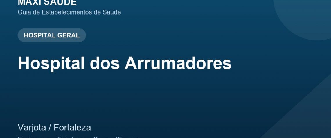 Hospital dos Arrumadores – Endereço, Telefone e Como Chegar adres ve telefon