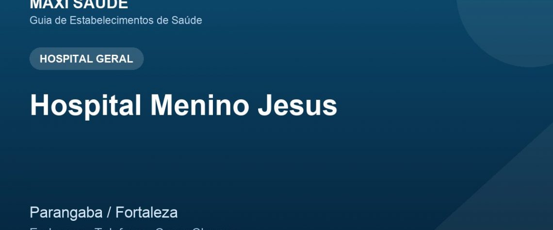 Hospital Menino Jesus – Endereço, Telefone e Como Chegar adres ve telefon