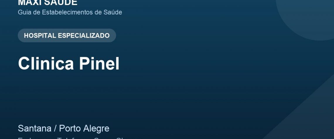 Clinica Pinel – Endereço, Telefone e Como Chegar adres ve telefon