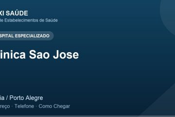 Clinica Sao Jose – Endereço, Telefone e Como Chegar adres ve telefon