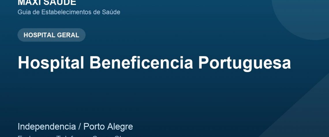 Hospital Beneficencia Portuguesa – Endereço, Telefone e Como Chegar adres ve telefon
