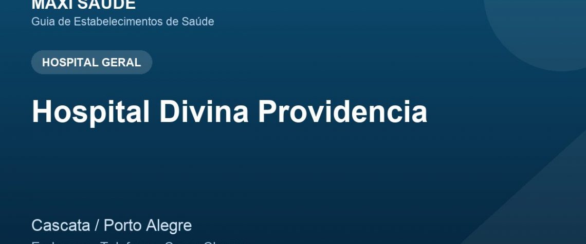 Hospital Divina Providencia – Endereço, Telefone e Como Chegar adres ve telefon