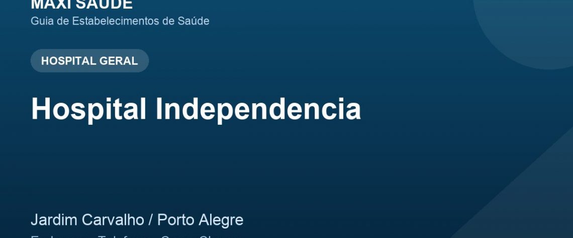 Hospital Independencia – Endereço, Telefone e Como Chegar adres ve telefon