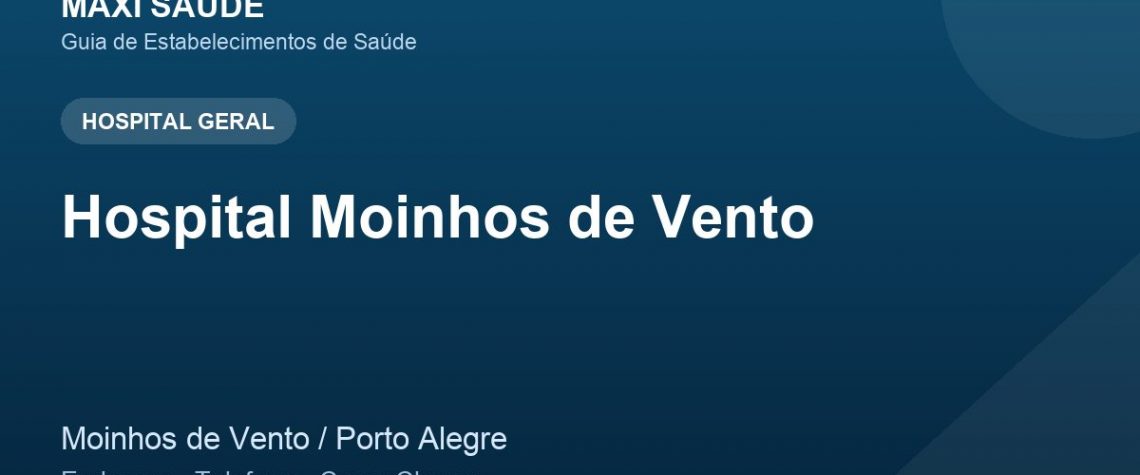 Hospital Moinhos de Vento – Endereço, Telefone e Como Chegar adres ve telefon