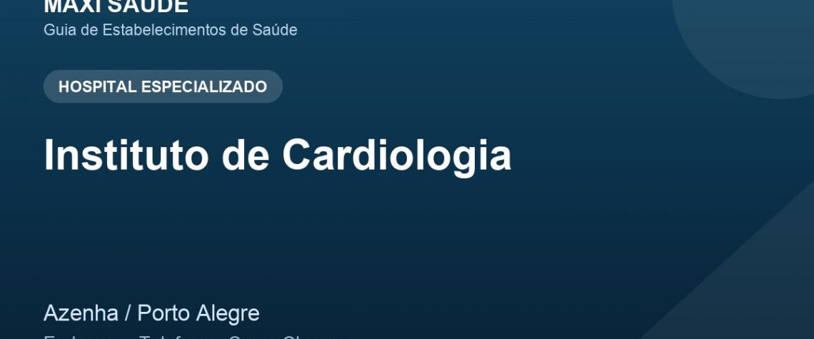 Instituto de Cardiologia – Endereço, Telefone e Como Chegar adres ve telefon