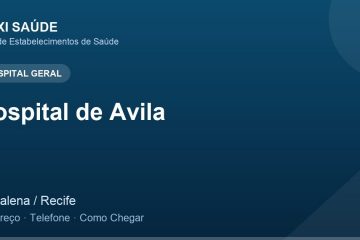 Hospital de Avila – Endereço, Telefone e Como Chegar adres ve telefon