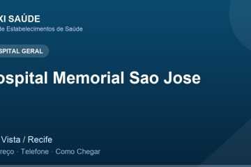 Hospital Memorial Sao Jose – Endereço, Telefone e Como Chegar adres ve telefon