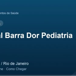 Hospital Barra Dor Pediatria – Endereço, Telefone e Como Chegar adres ve telefon
