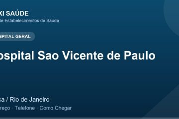 Hospital Sao Vicente de Paulo – Endereço, Telefone e Como Chegar adres ve telefon