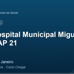 SMS Hospital Municipal Miguel Couto AP 21 – Endereço, Telefone e Como Chegar adres ve telefon