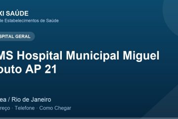 SMS Hospital Municipal Miguel Couto AP 21 – Endereço, Telefone e Como Chegar adres ve telefon