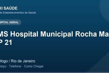 SMS Hospital Municipal Rocha Maia AP 21 – Endereço, Telefone e Como Chegar adres ve telefon