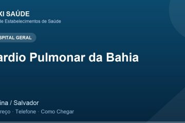 Cardio Pulmonar da Bahia – Endereço, Telefone e Como Chegar adres ve telefon