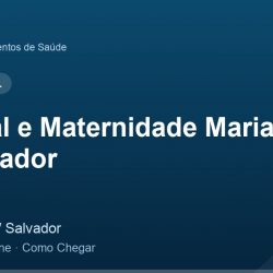 Hospital e Maternidade Maria Mae do Salvador – Endereço, Telefone e Como Chegar adres ve telefon