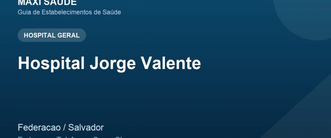 Hospital Jorge Valente – Endereço, Telefone e Como Chegar adres ve telefon