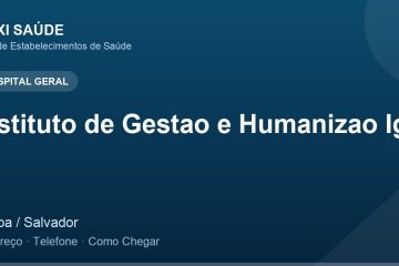 Instituto de Gestao e Humanizao Igh – Endereço, Telefone e Como Chegar adres ve telefon