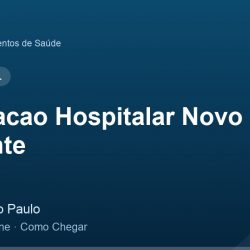 Associacao Hospitalar Novo Horizonte – Endereço, Telefone e Como Chegar adres ve telefon