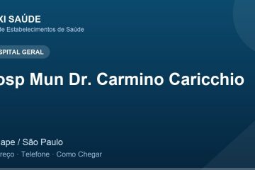 Hosp Mun Dr. Carmino Caricchio – Endereço, Telefone e Como Chegar adres ve telefon
