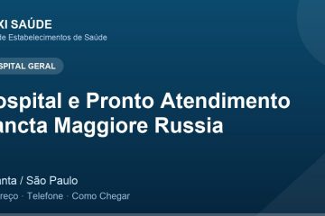 Hospital e Pronto Atendimento Sancta Maggiore Russia – Endereço, Telefone e Como Chegar adres ve telefon
