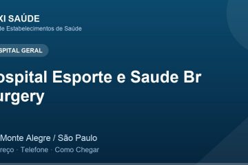 Hospital Esporte e Saude Br Surgery – Endereço, Telefone e Como Chegar adres ve telefon